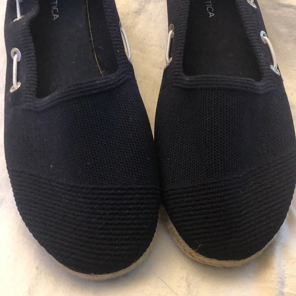 Nautica Canvas Boat Shoes Size 9.5 New
